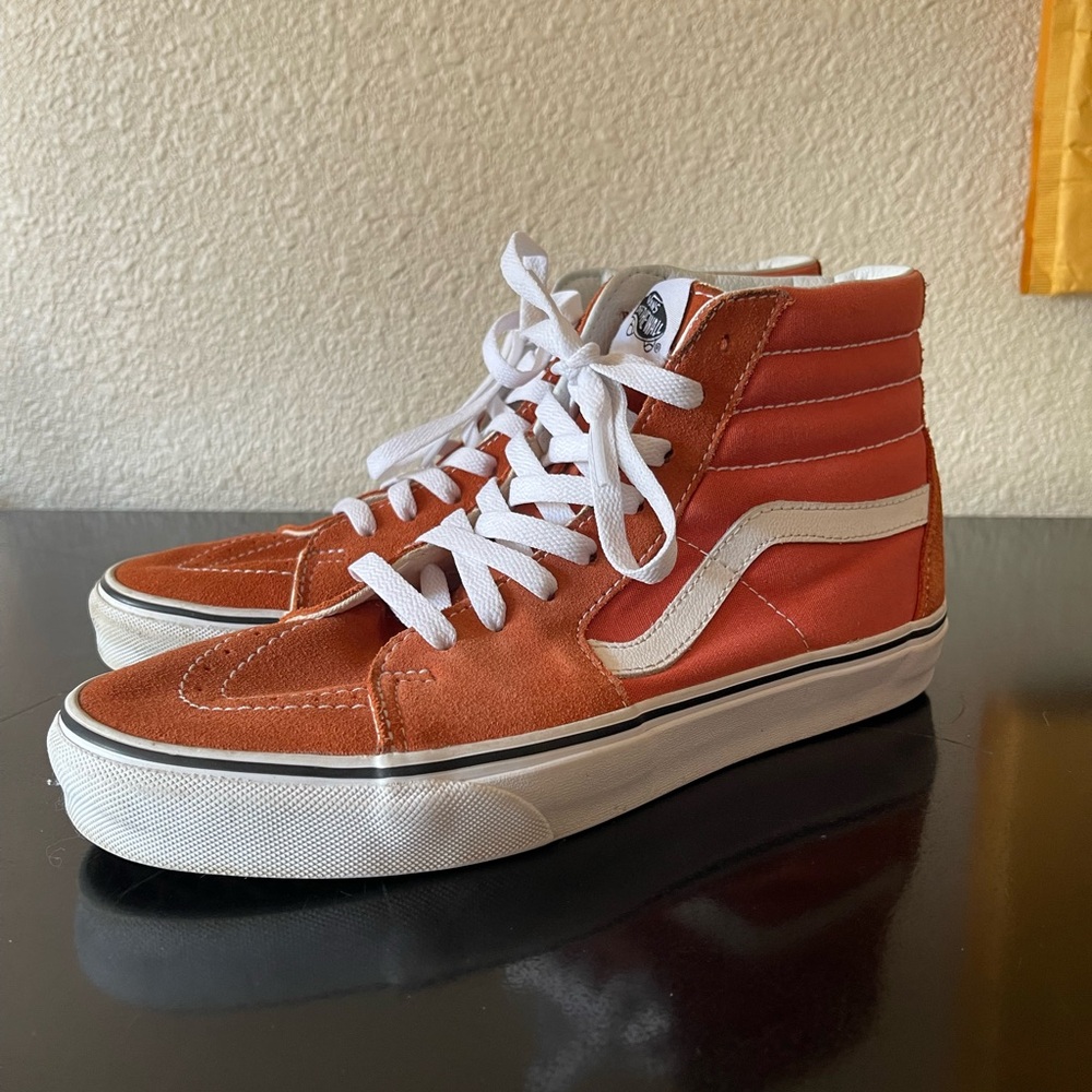 Vans Orange Sk8-Hi